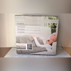 Gray Weighted Throw Blanket - Cozy Microfiber 40x60